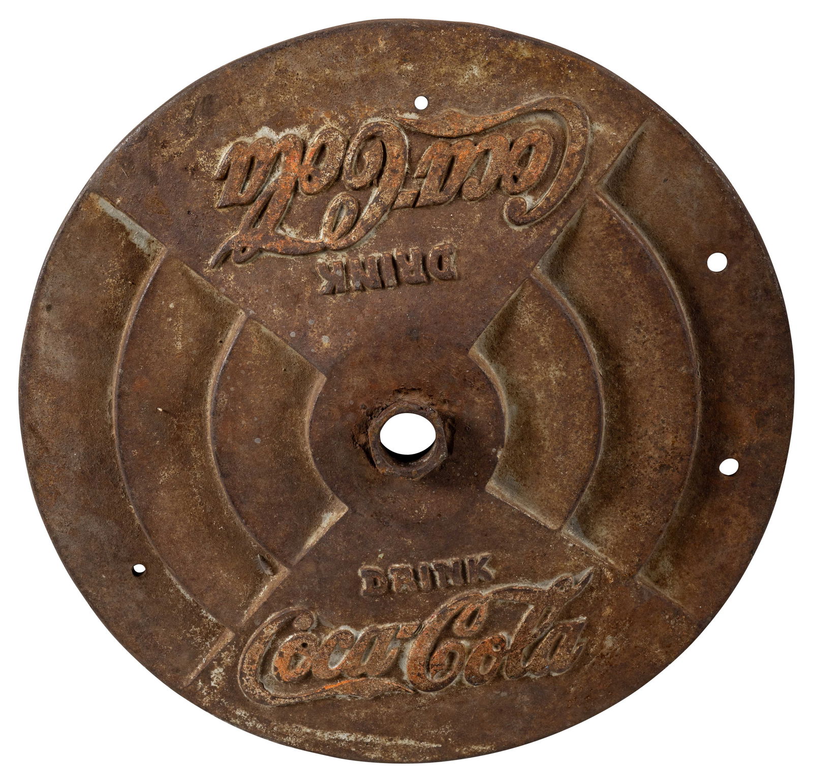 Drink Coca Cola Cast Iron Base (1 of 1)