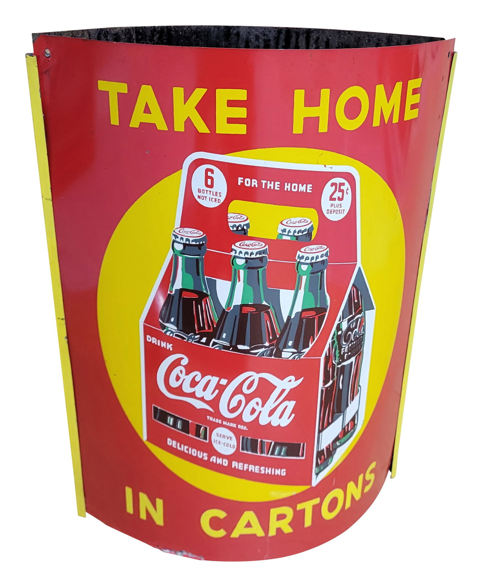 Take Home In Cartons Coca Cola Metal String Holder (1 of 2)