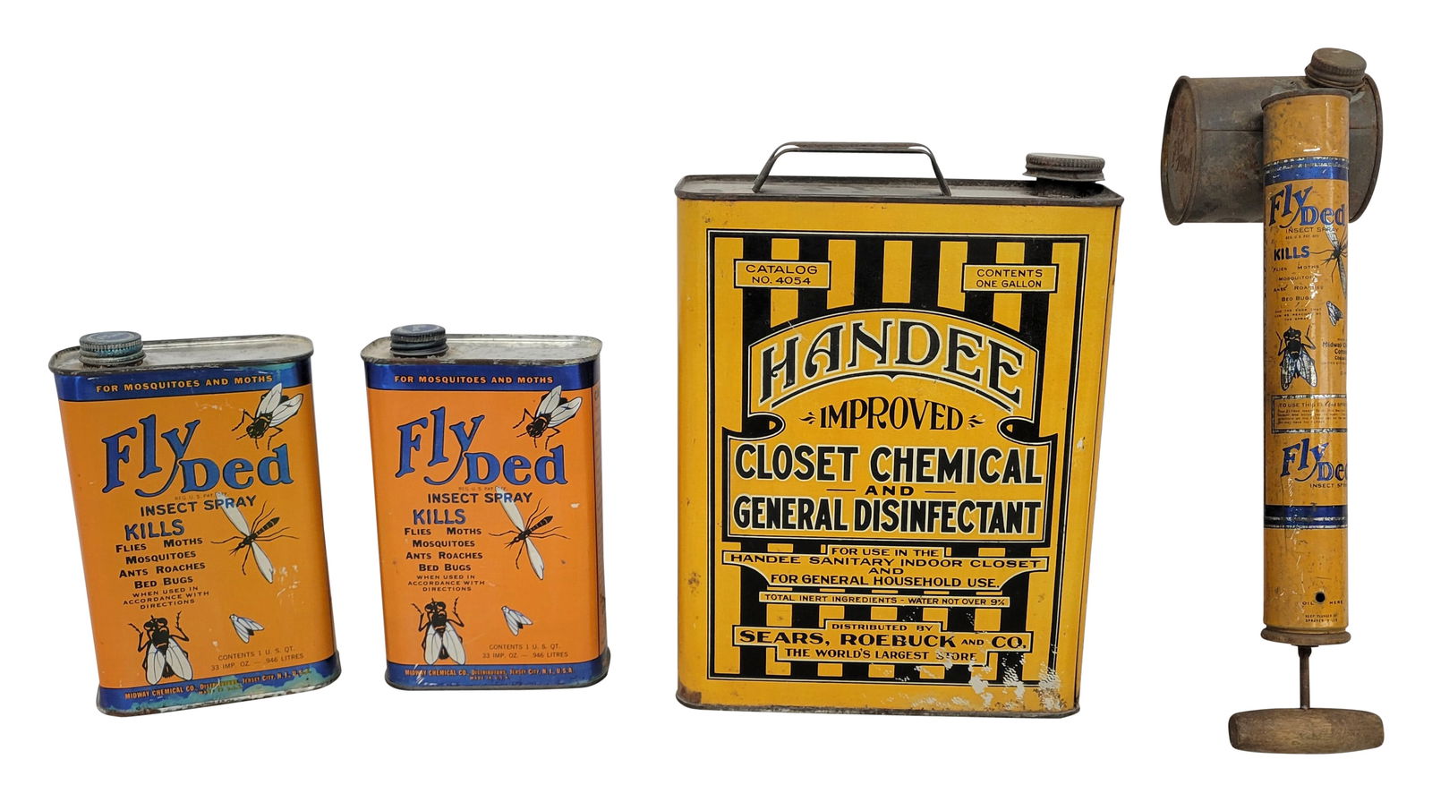 Fly Ded and Sears Roebuck Handee Closet Chemical lot (1 of 1)