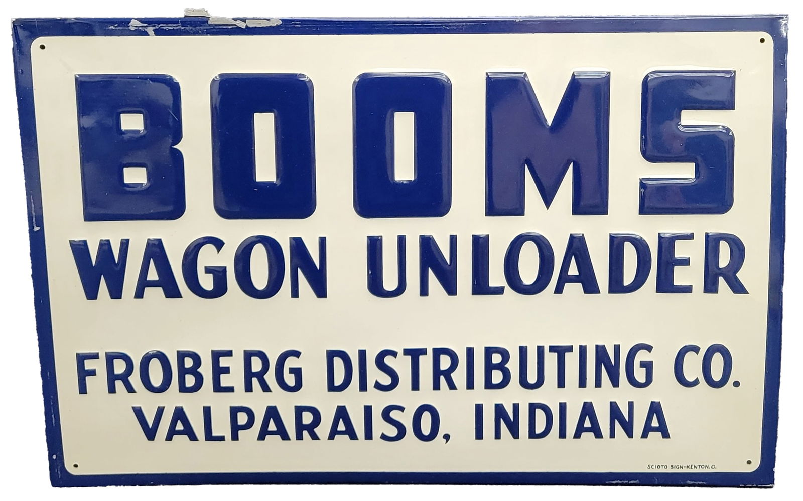Booms Wagon Unloader Valparaiso Indiana SST Sign (1 of 1)