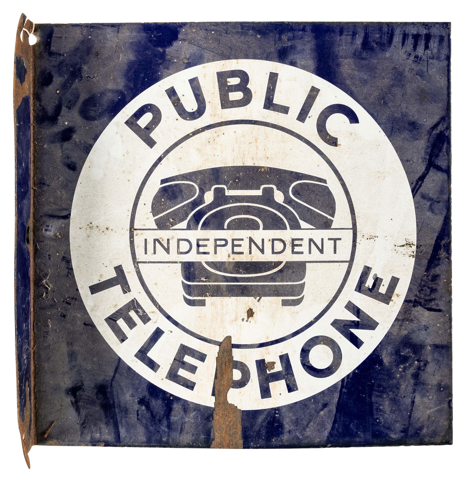 Independent Public Telephone DSP Flange Sign (1 of 2)