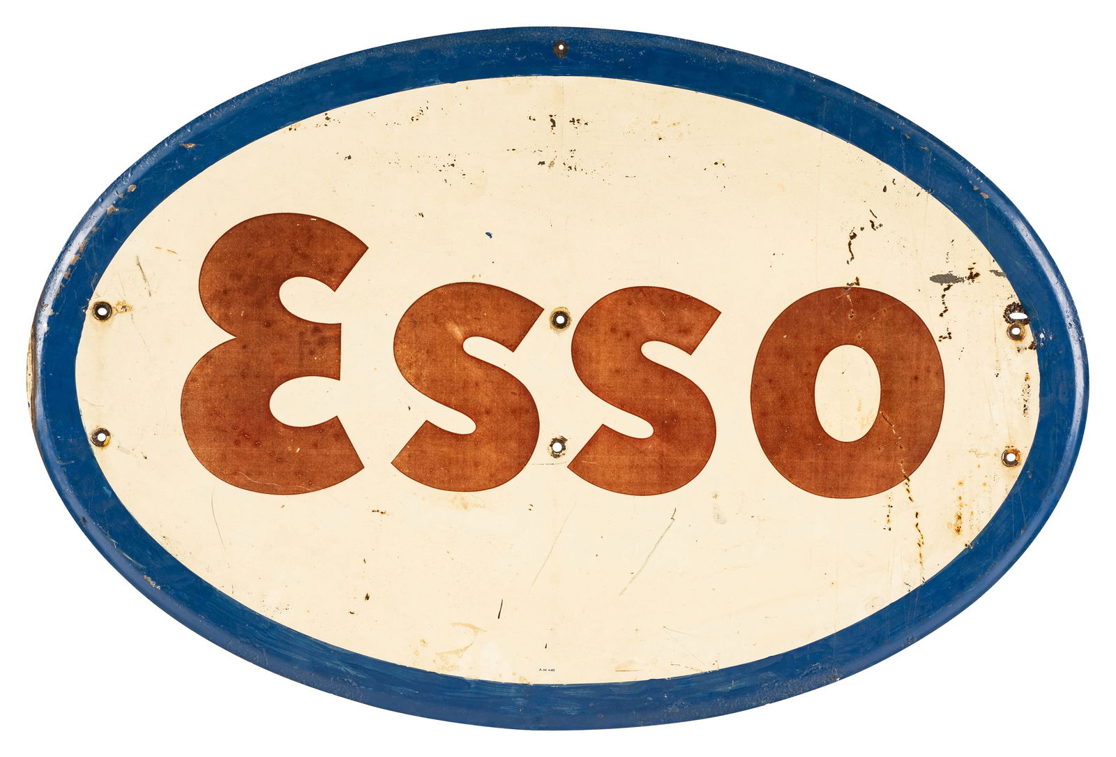 Esso Single Sided Metal Oval Sign (1 of 2)