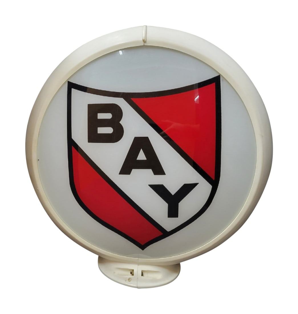 Bay Gasoline 13.5" Complete Gas Pump Capco Globe (1 of 2)