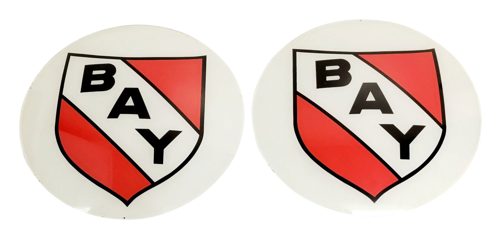 Bay Gasoline 13.25" Gas Pump Globe Lenses (1 of 1)