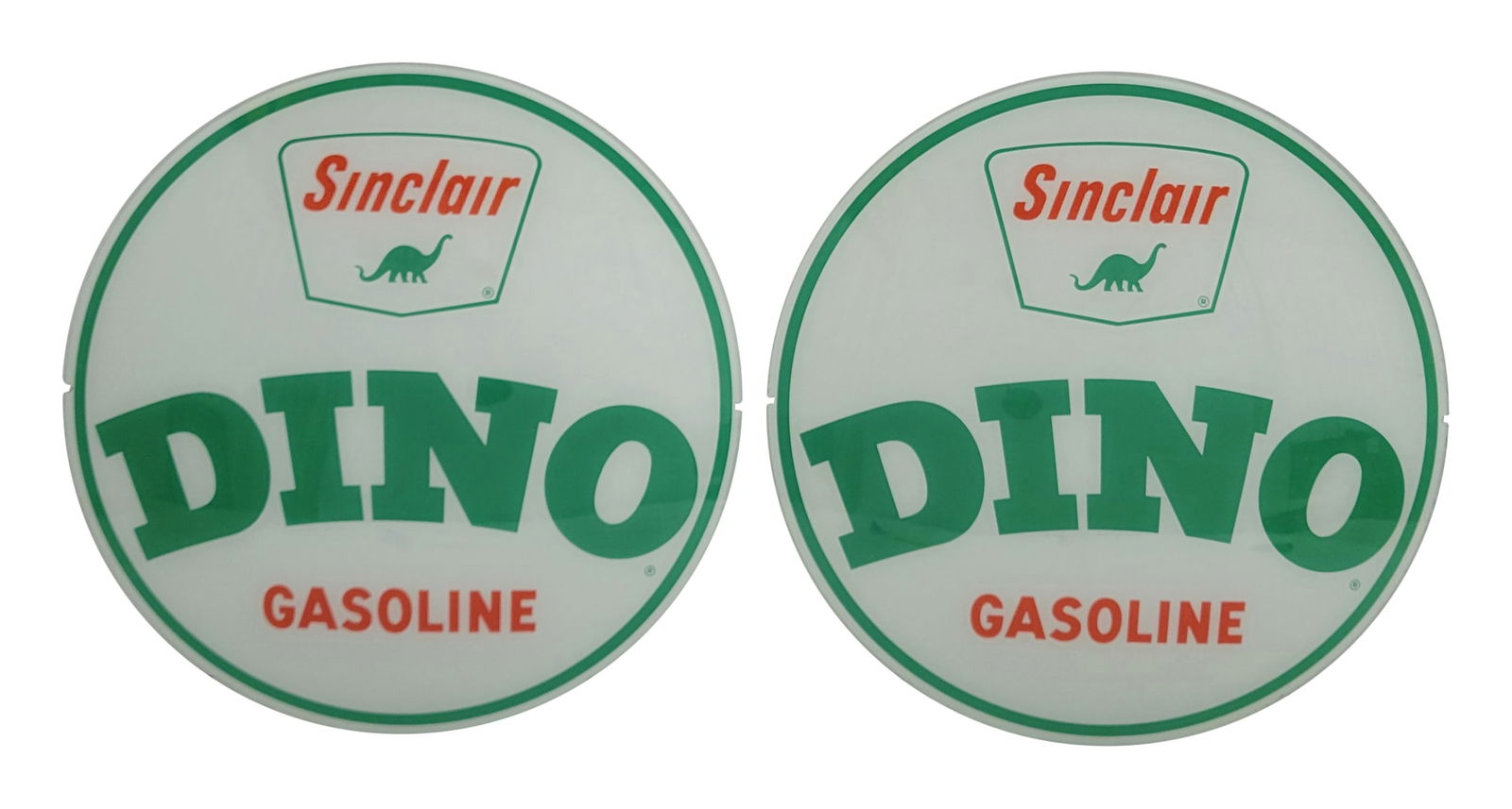 Sinclair Dino Gasoline 13.5" Gas Pump Globe Lenses (1 of 1)