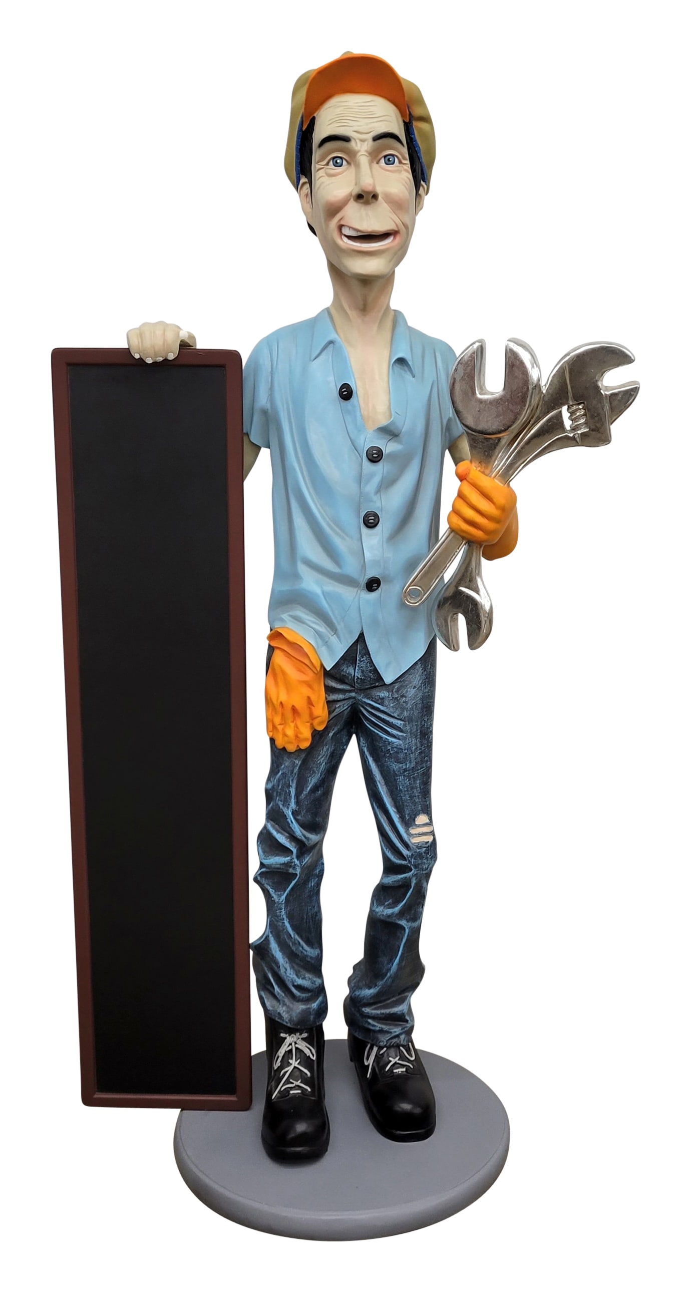 Service Station Auto Mechanic Statue (1 of 2)