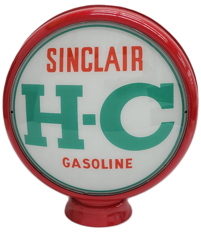 Sinclair H-C Gasoline 13.5" Single Lens Globe w/ Metal Body (1 of 2)