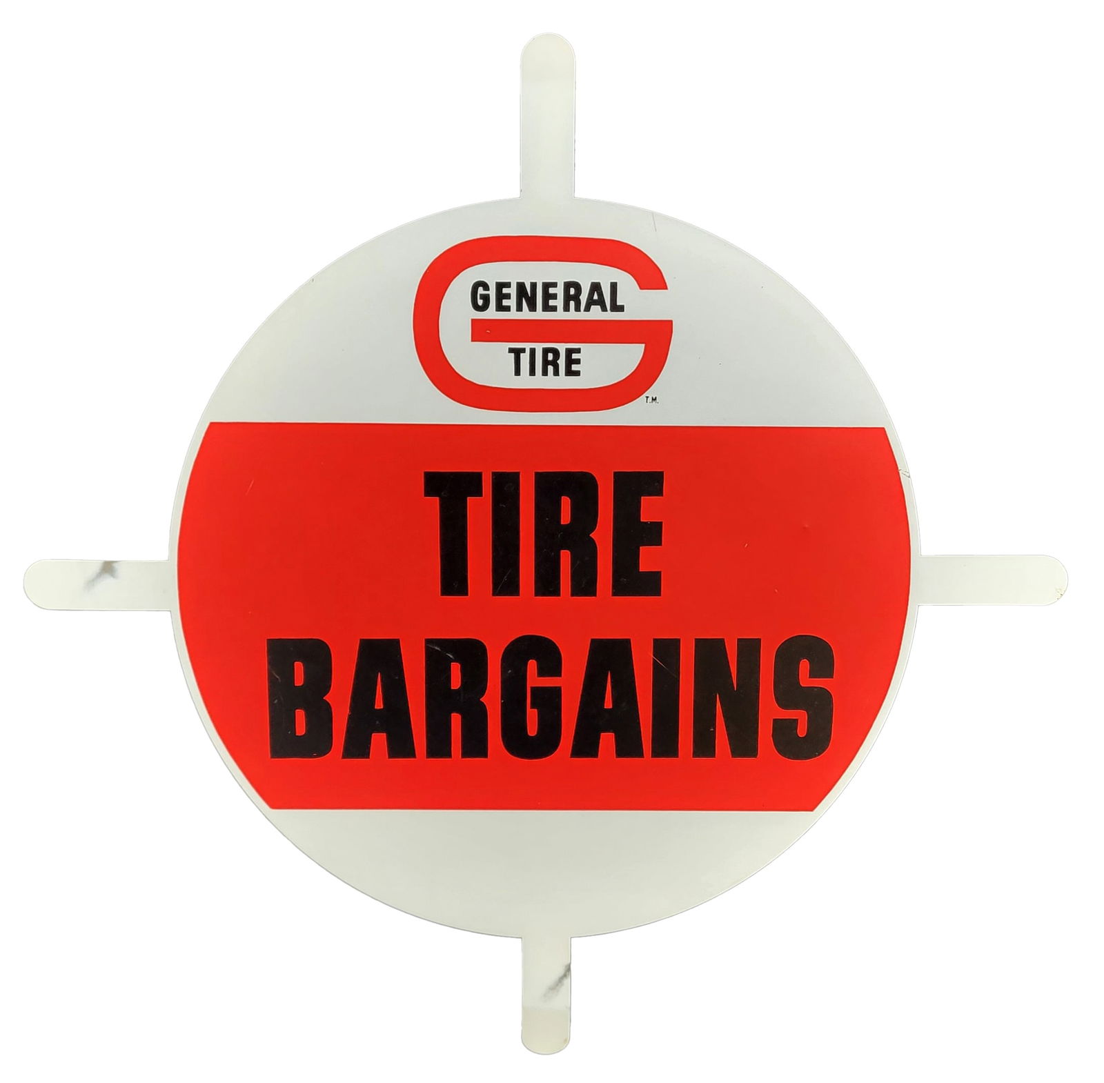 General Tire Bargains Single Sided Tin Insert Sign (1 of 1)