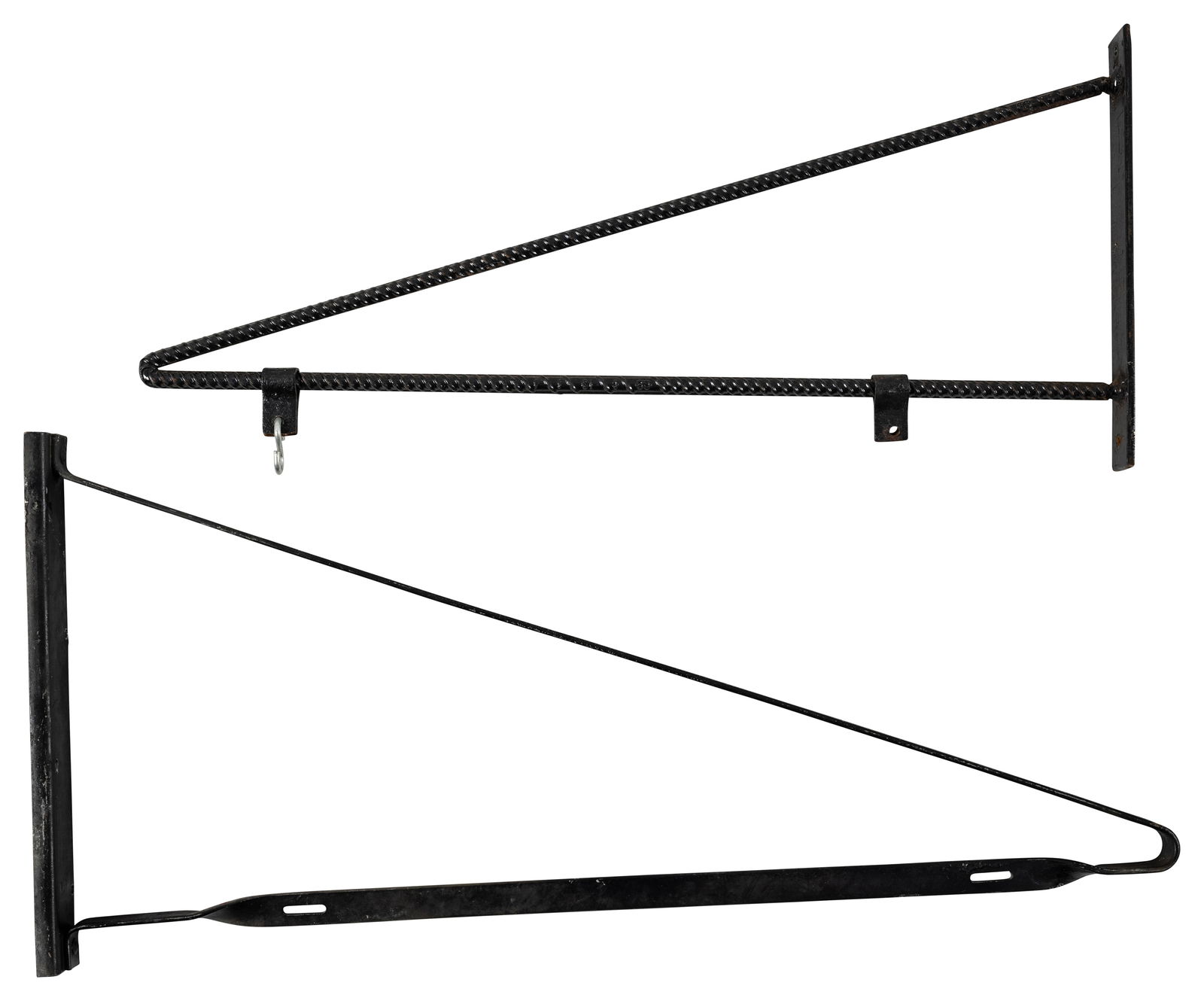 Lot of 2 Metal Sign Brackets (1 of 2)