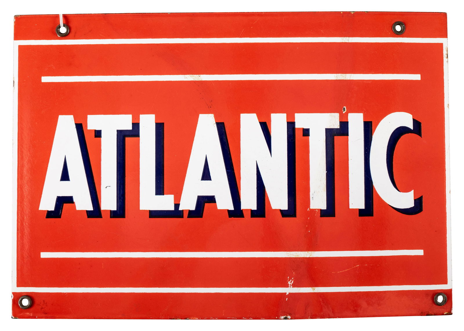 Atlantic Gasoline SSP Pump Plate Sign (1 of 2)
