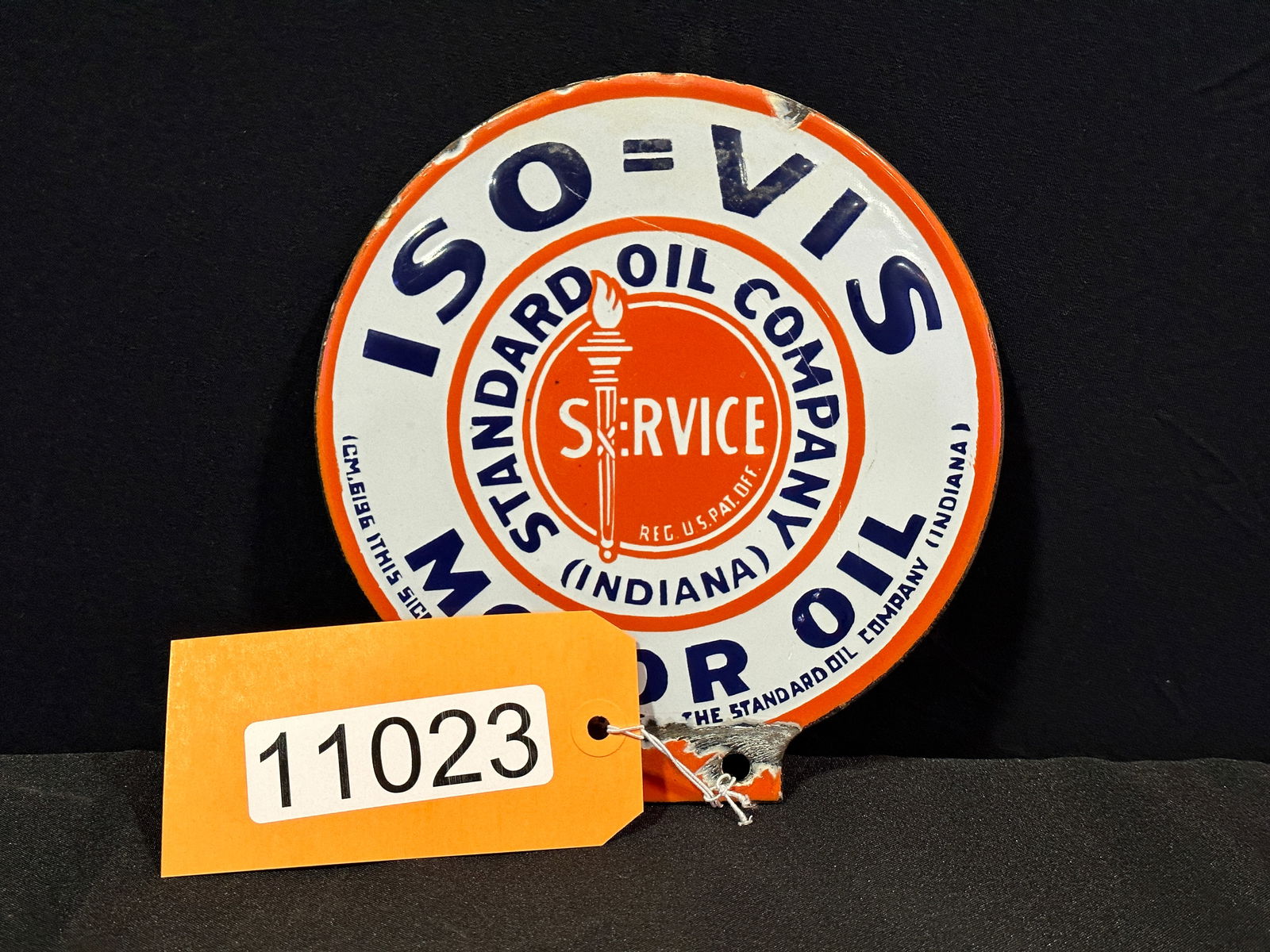 Iso Vis Standard Oil Company motor Oil Paddle sign (1 of 2)