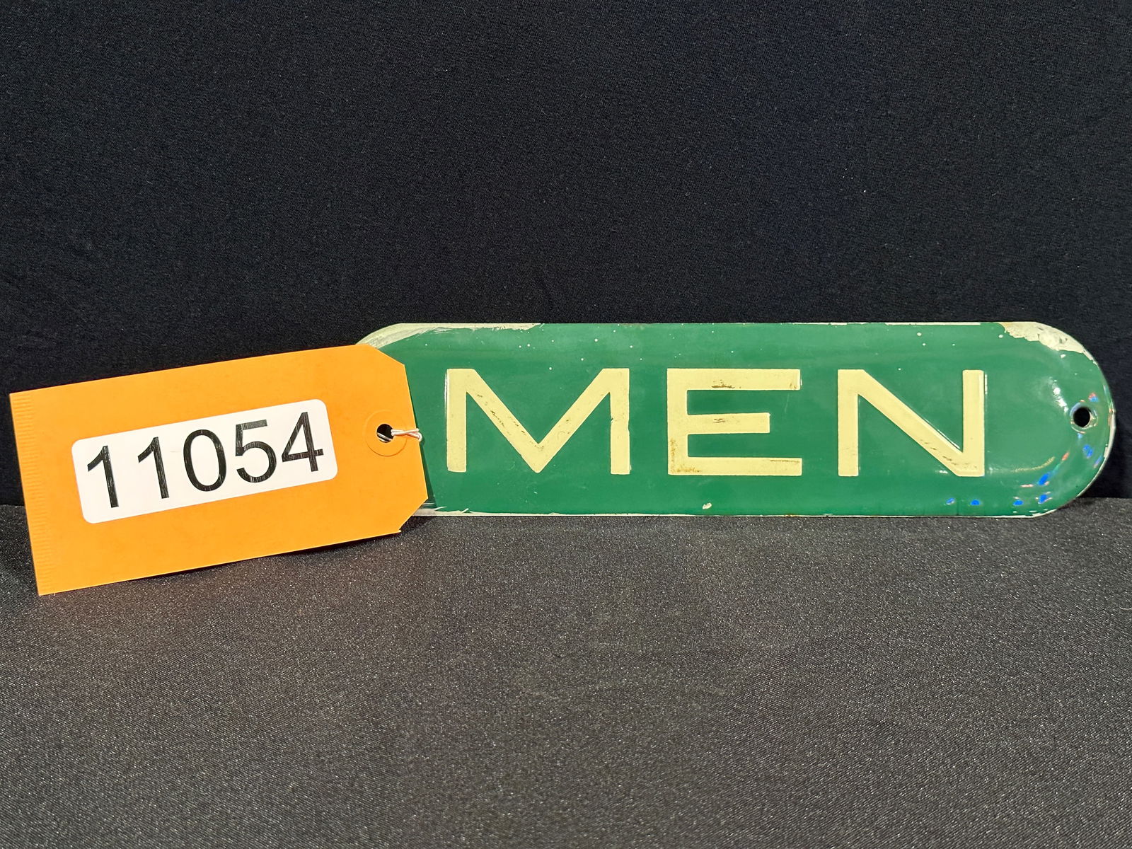 Men porcelain restroom sign (1 of 2)