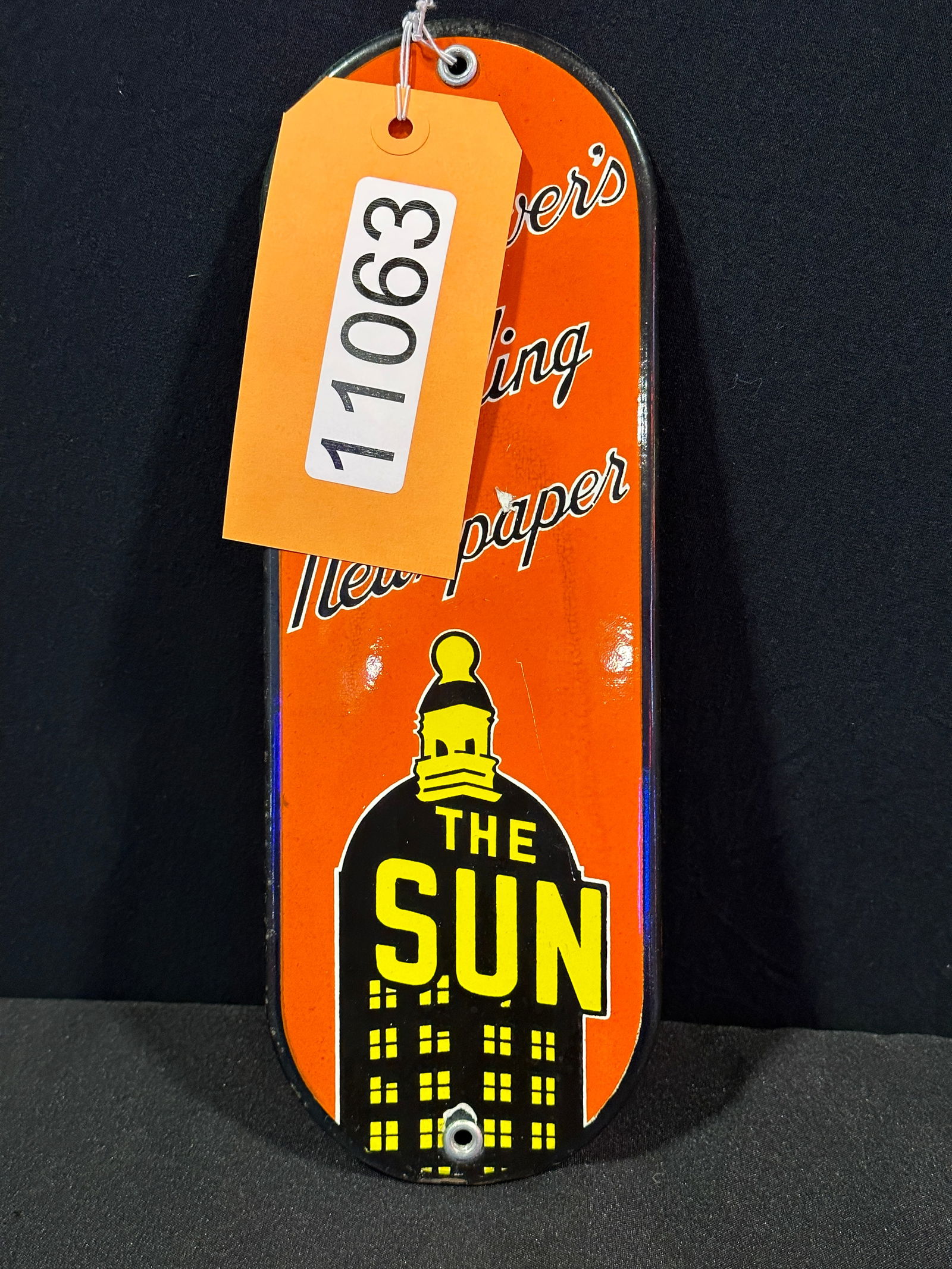 Vancouver Leading newspaper the sun porcelain sign (1 of 2)