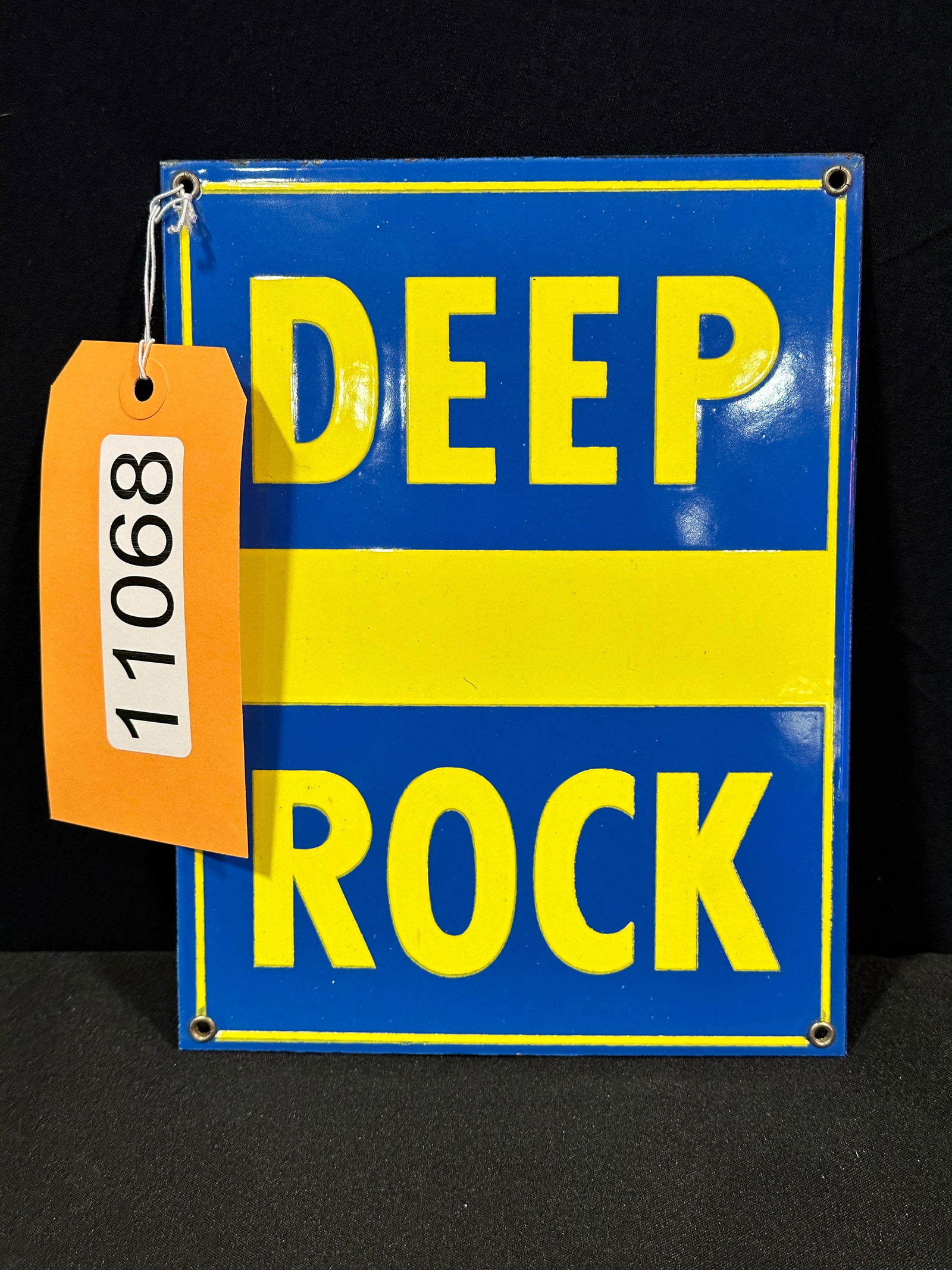 Deep Rock porcelain door push sign (1 of 2)