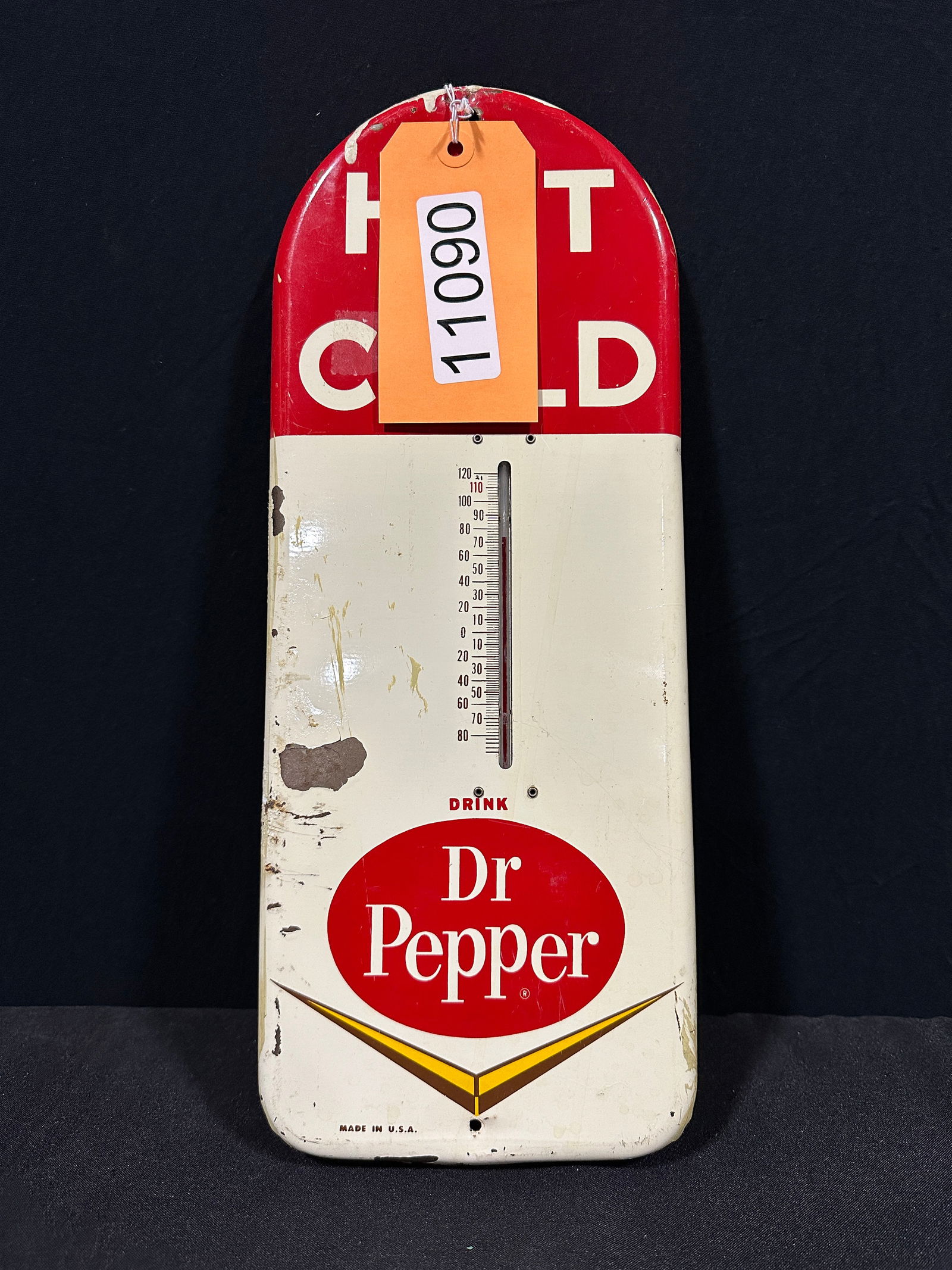 Dr Pepper hot or cold metal thermometer (1 of 2)