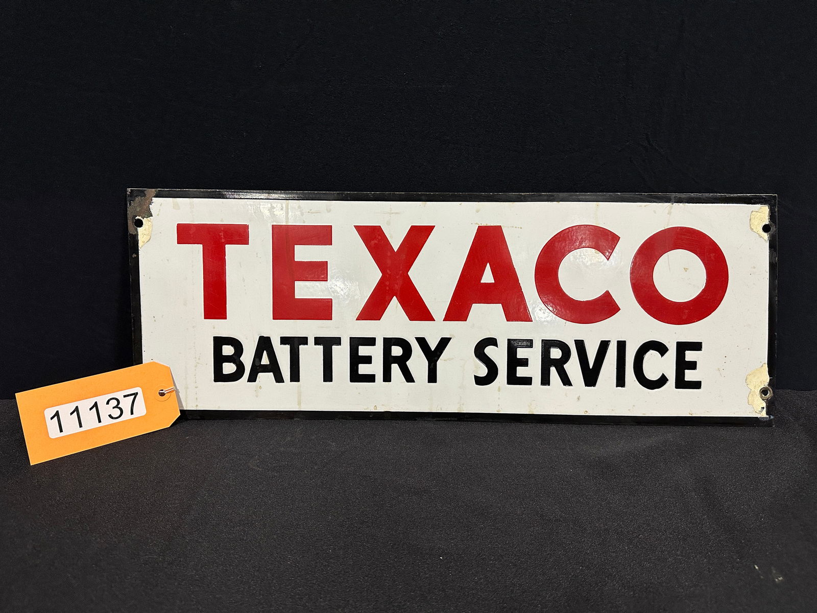 Texaco Battery service porcelain sign (1 of 2)