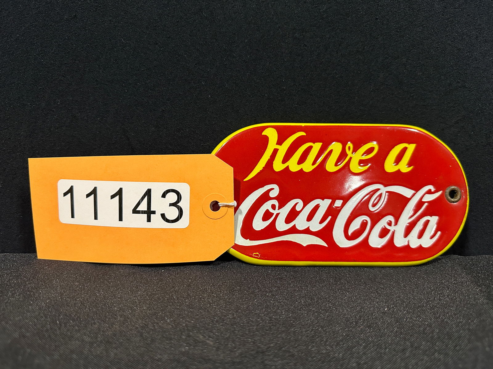 Have a Coca Cola Coke porcelain door push soda sign (1 of 2)