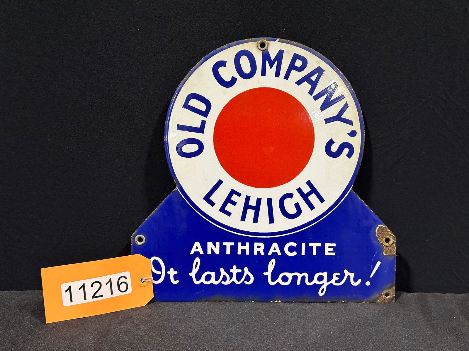 Old Company Lehigh Coal Anthracite porcelain sign (1 of 2)
