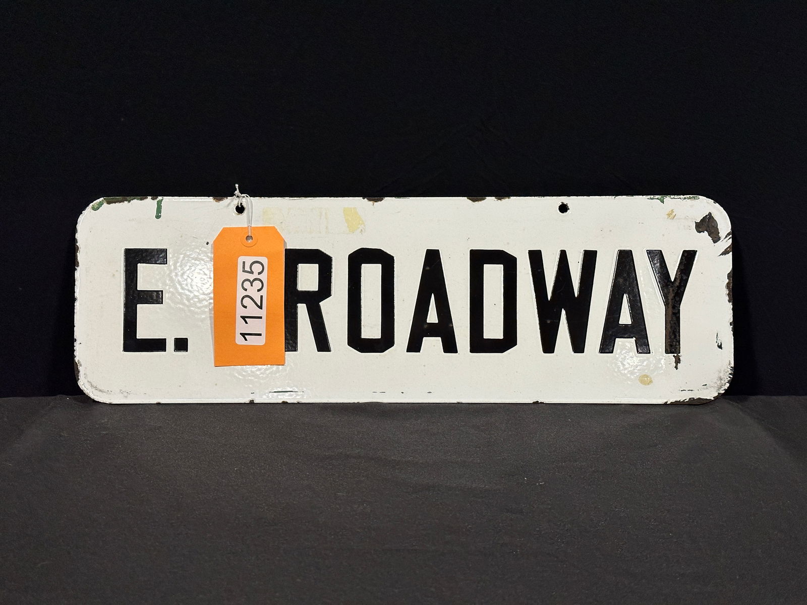 E. Broadway porcelain sign double sided (1 of 2)