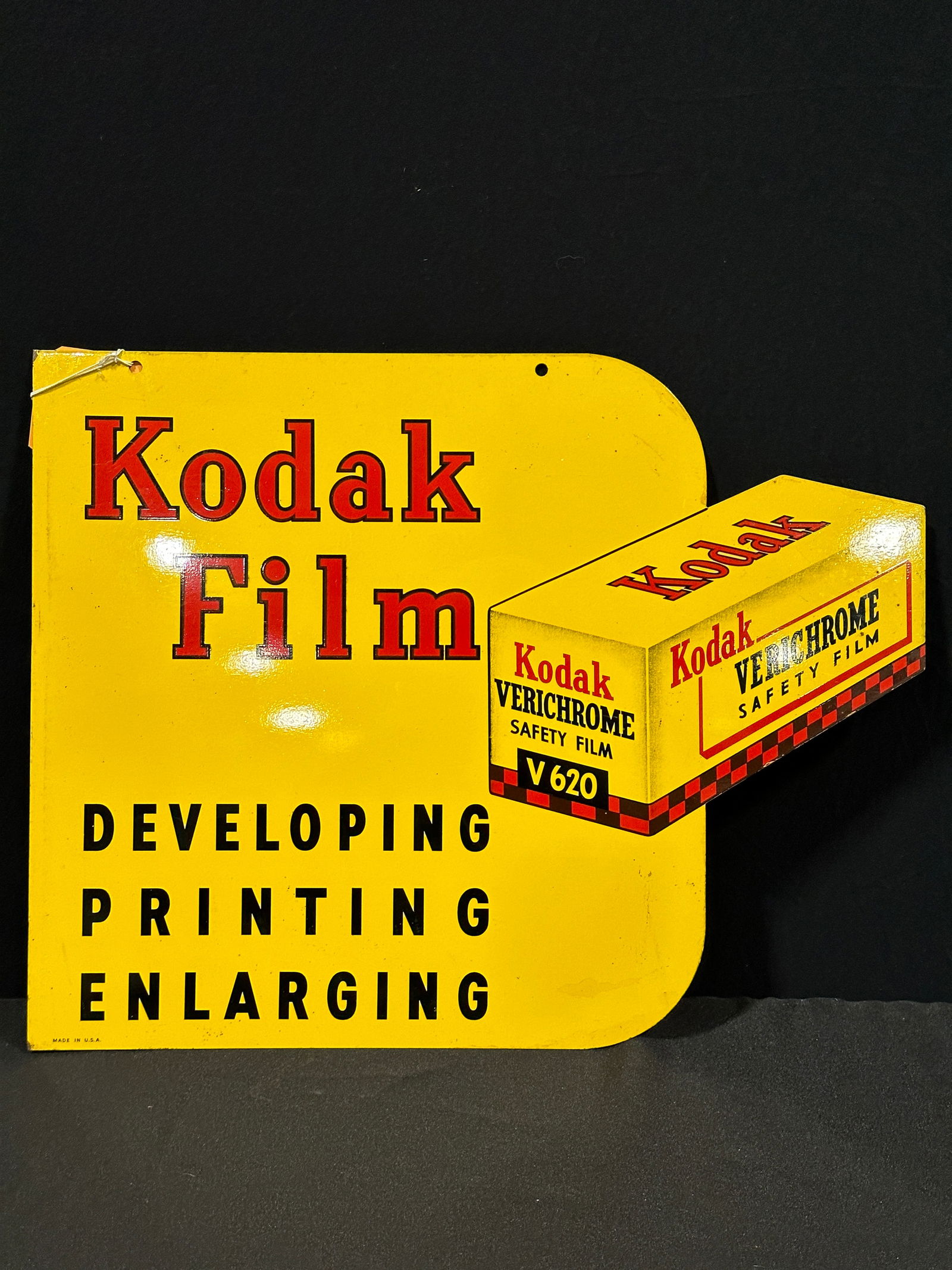 Kodak film die cut double sided tin sign (1 of 2)