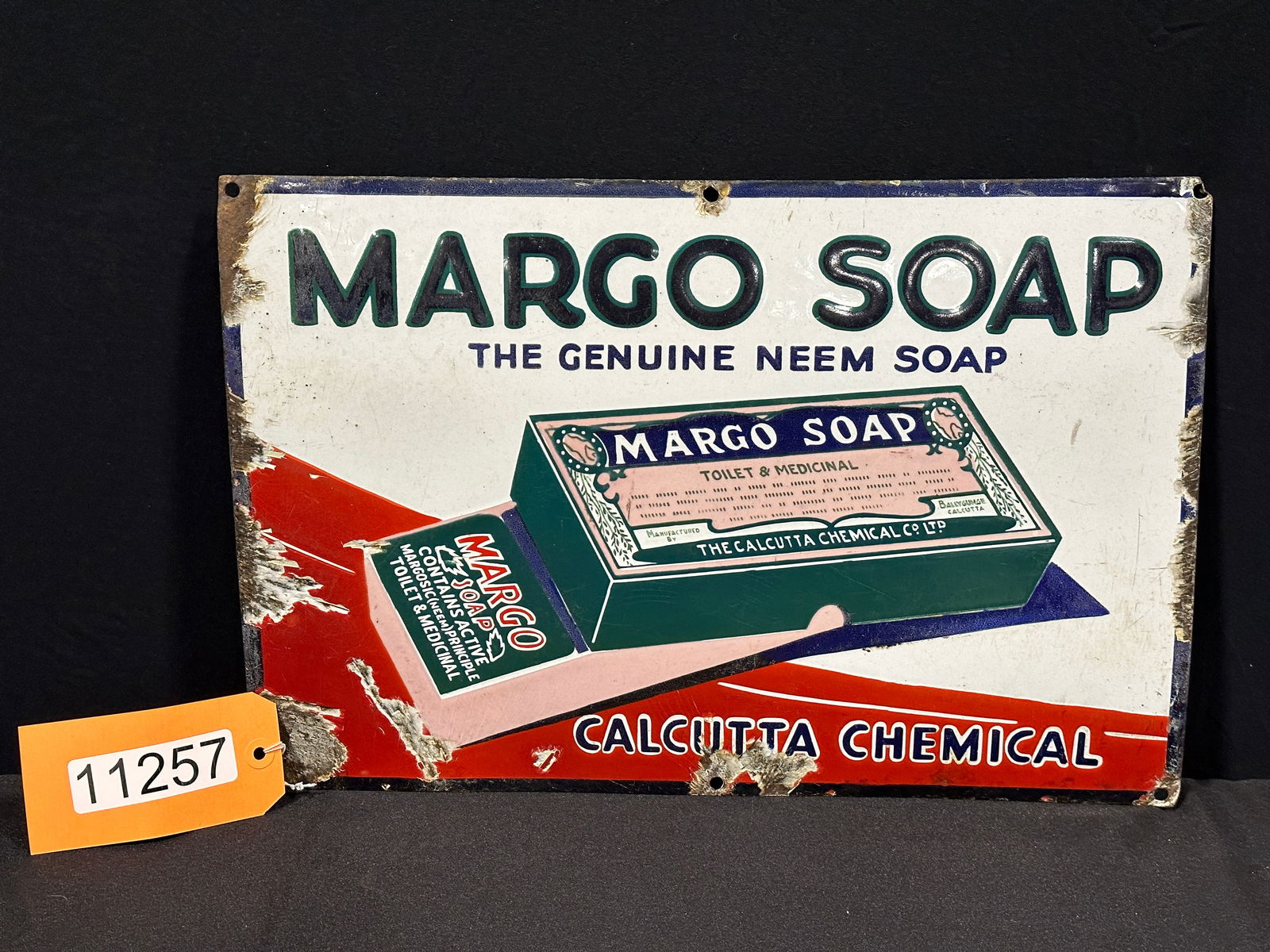 Margo Soap toilet bathroom bath porcelain sign (1 of 2)