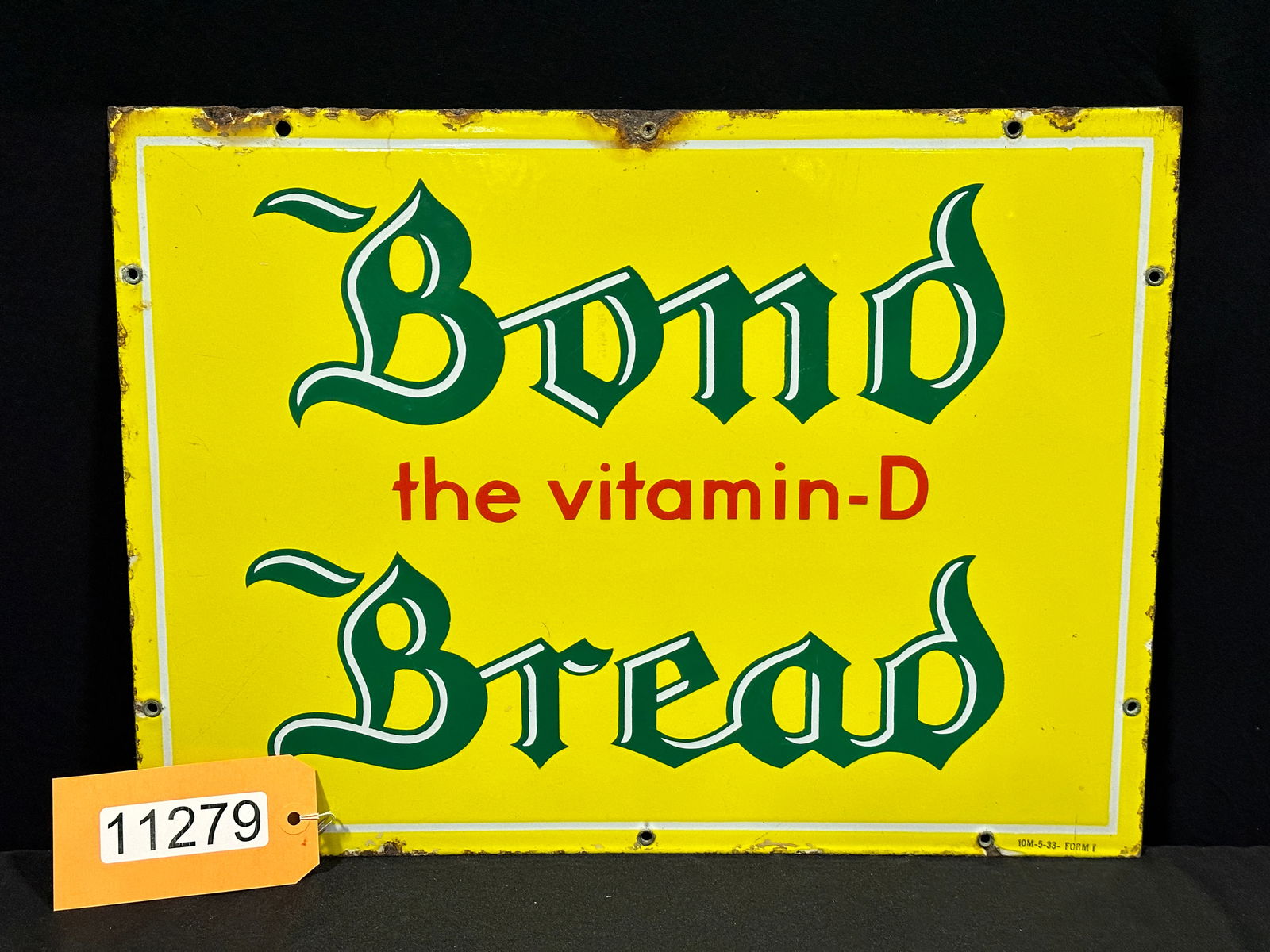 Bond bread Vitamin D porcelain display sign (1 of 2)
