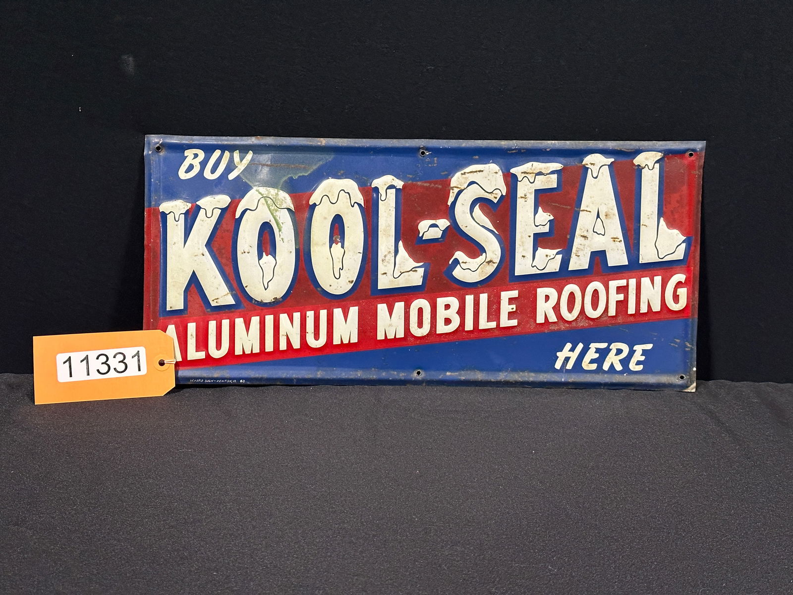 Kool Seal Aluminum roofing tin metal dealer sign (1 of 2)