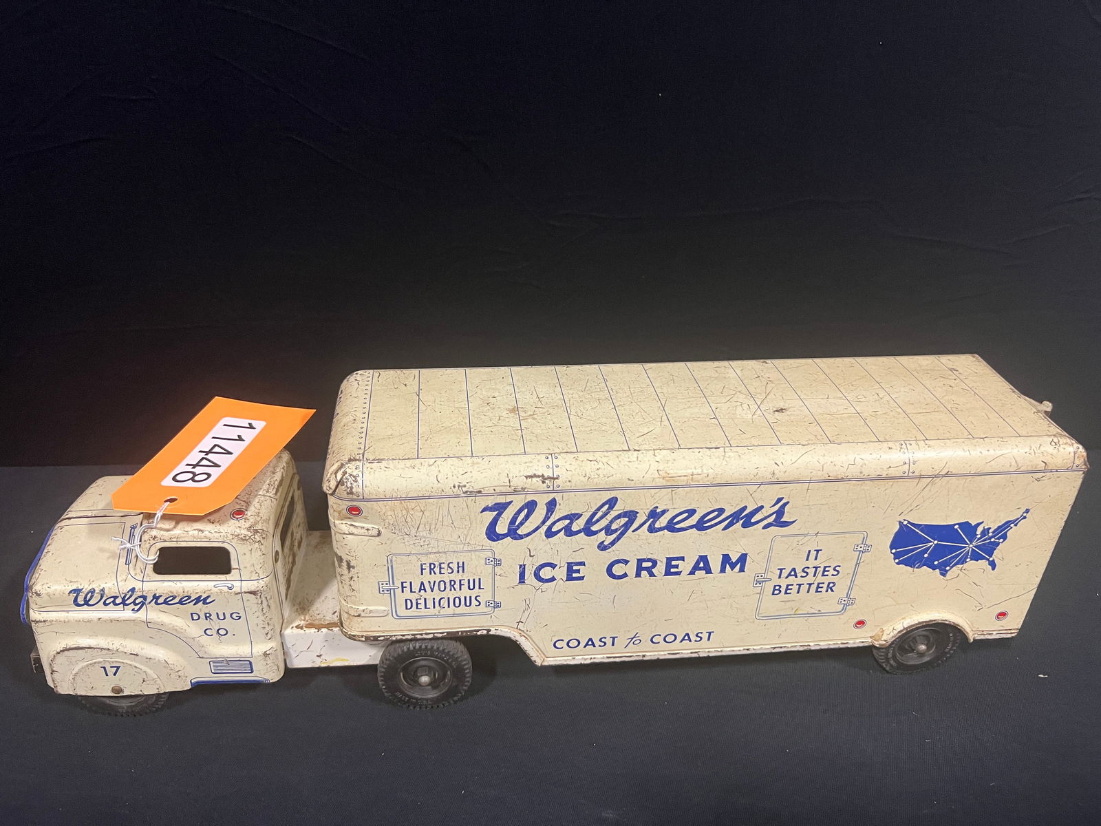 Marx Walgreens ice cream tin metal truck toy (1 of 3)