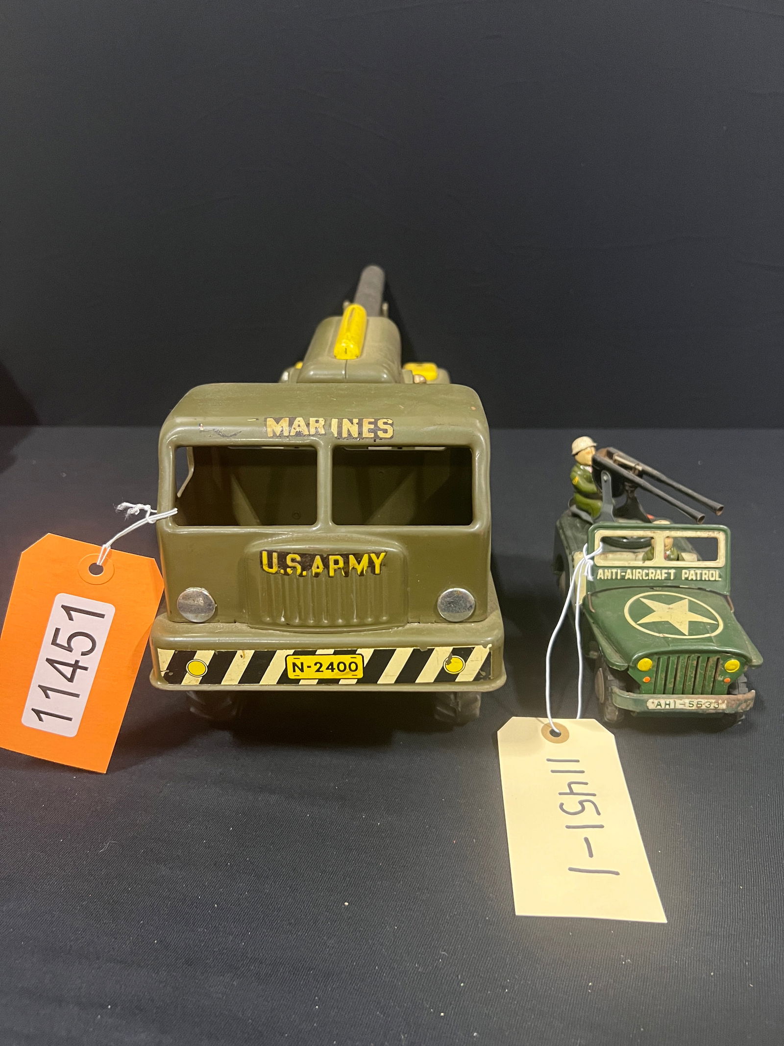 Nylint electric army cannon truck Japan friction toy (1 of 6)