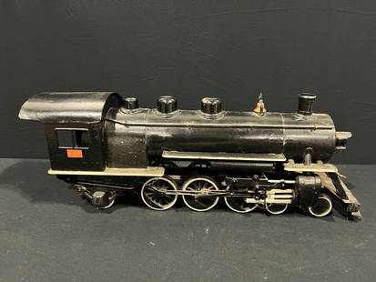 Buddy L Outdoor Railroad steam engine train toy: Original condition Buddy L steam train. 25" H x 12" W x 7" D.