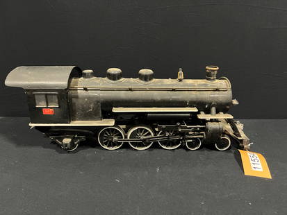 Buddy L Outdoor Railroad steam engine train toy: Original condition Buddy L steam train. 25" H x 12" W x 7" D.