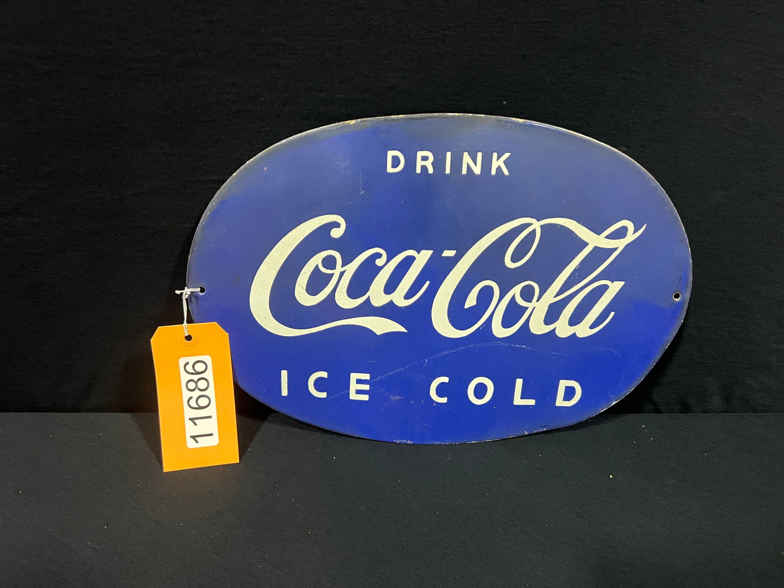SSP Drink Coca Cola Coke Ice cold reproduction sign (1 of 1)