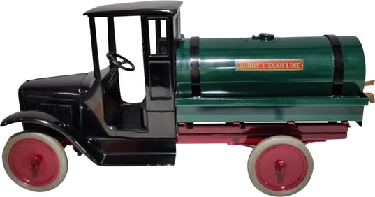 Buddy L Tank Line Moline Pressed Steel Co. Restored Truck