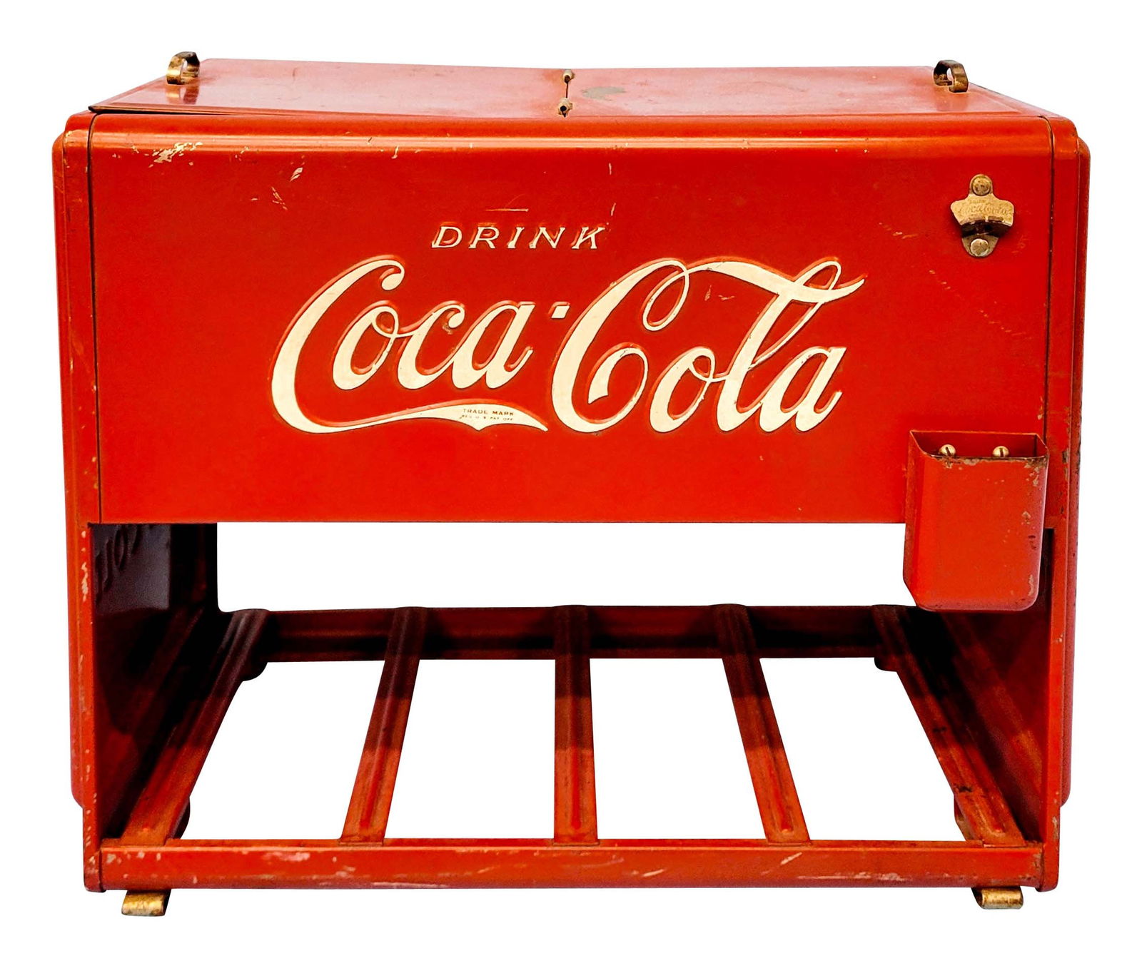 Drink Coca Cola Embossed Salesman Sample Cooler (1 of 6)