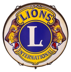 Lions Club International 30" DSP Sign w/ Ring