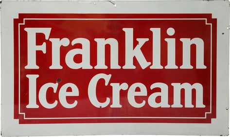 Franklin Ice Cream DSP Sign