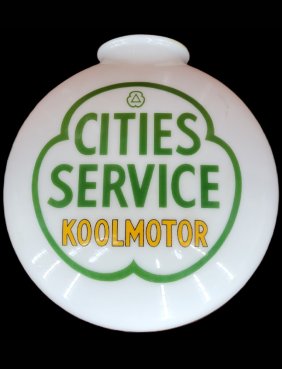 Fantasy Cities Service Koolmotor Canopy Gas Pump Station Globe