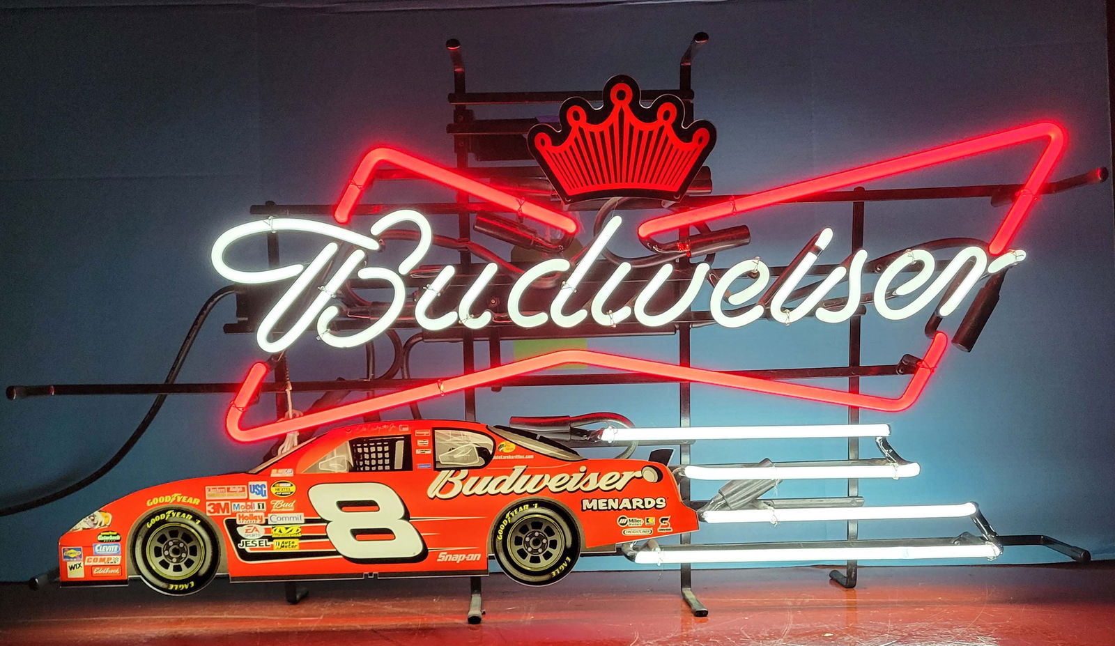 Budweiser Dale Earnhardt Jr Neon Sign (1 of 1)