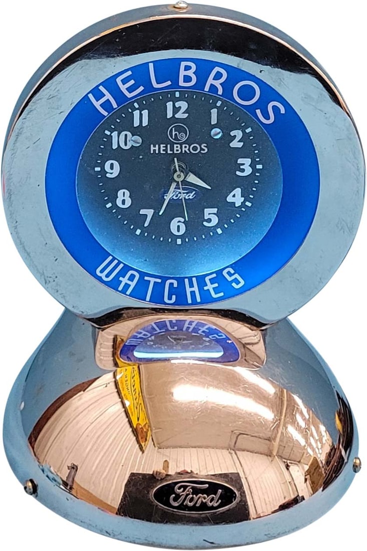 Ford Helbros Watches Neon Electric Light Up Clock (1 of 3)