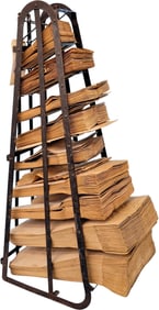 Country Store Bag Holder Dispenser Display