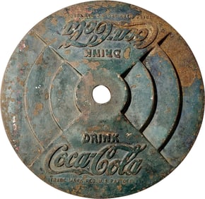 Drink Coca Cola Early Version Cast Iron Base