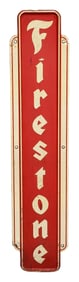 Firestone Single Sided Metal Sign