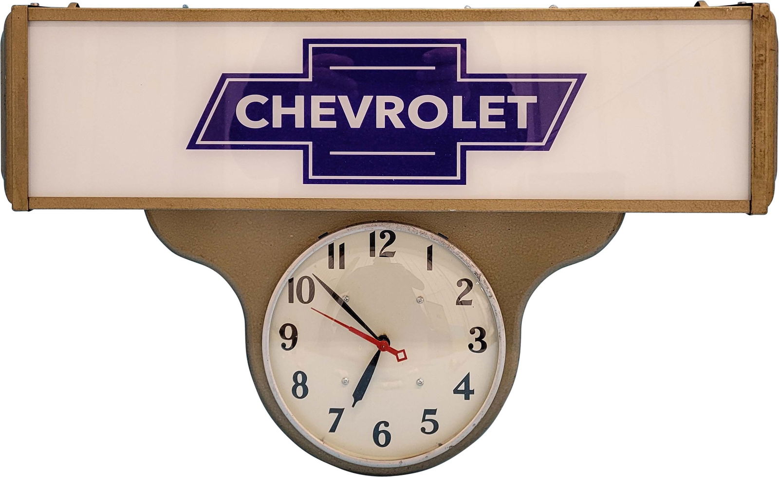 Chevrolet Electric Light Up Clock (1 of 2)