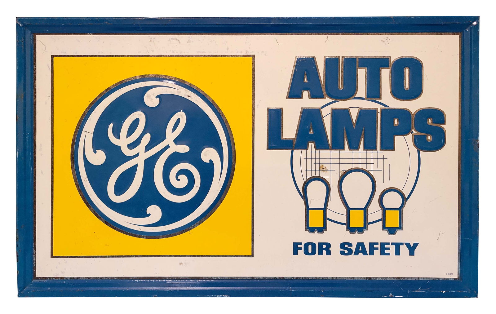 Ge (general Electric) Cast Aluminum Sign