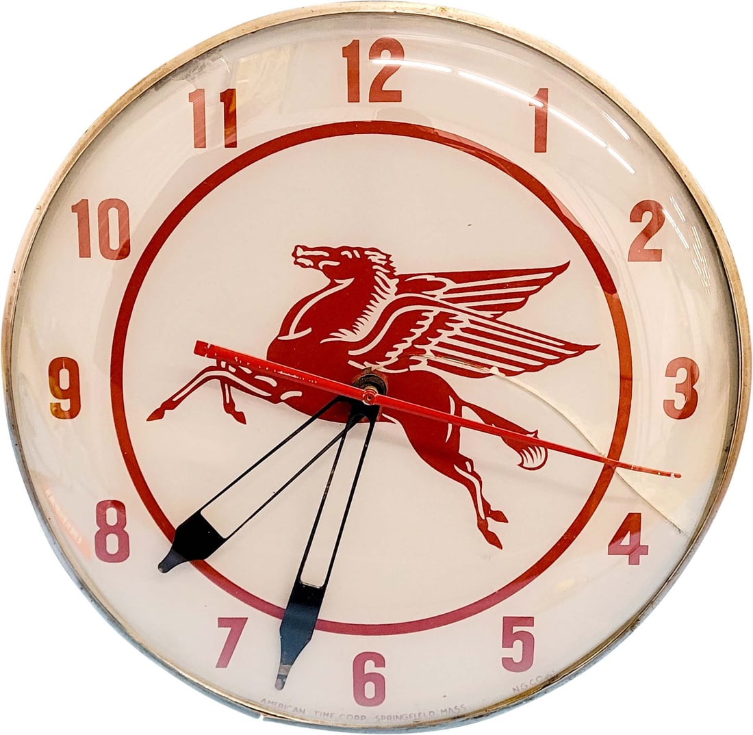 15" Pegasus Electric Light Up Clock (1 of 3)