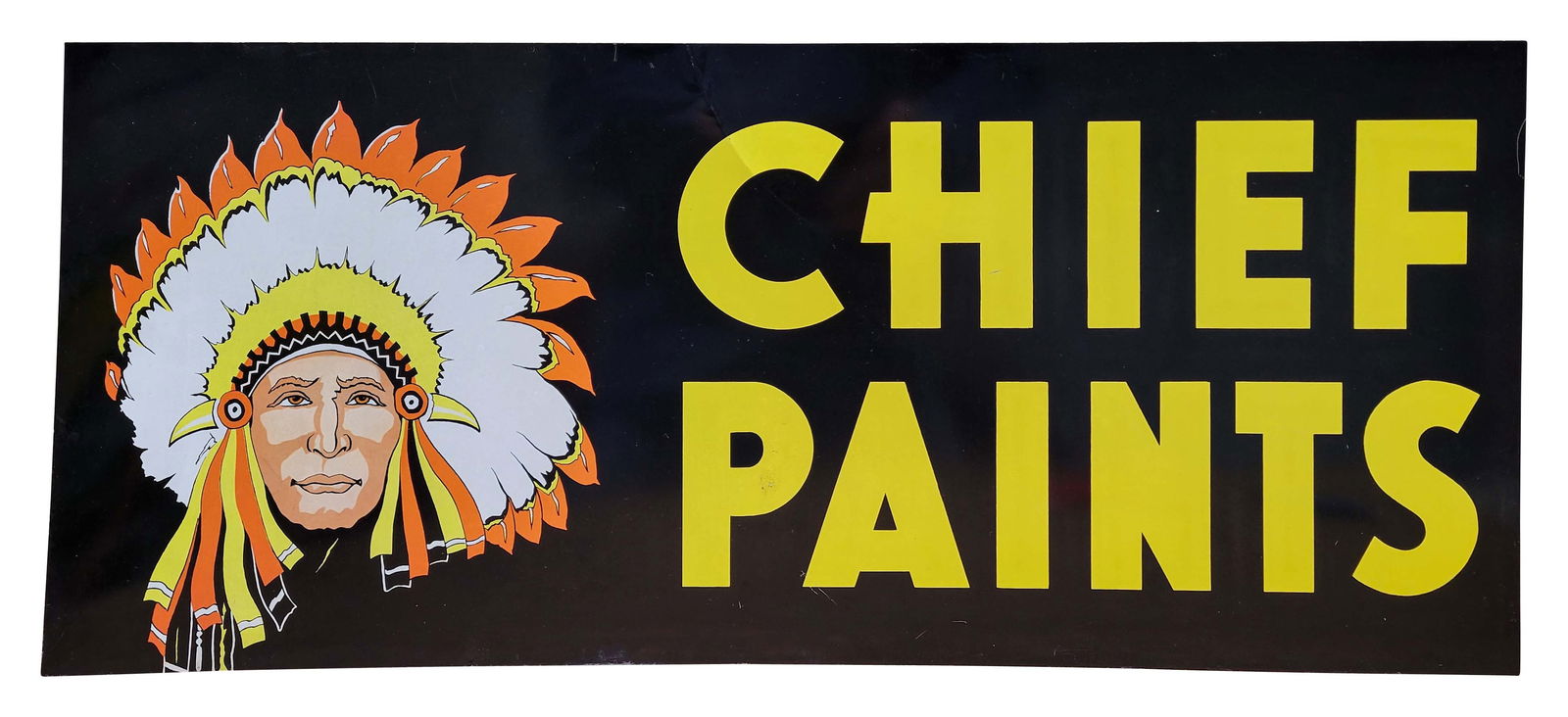 Chief Paints DST Sign w/ Chief (1 of 2)