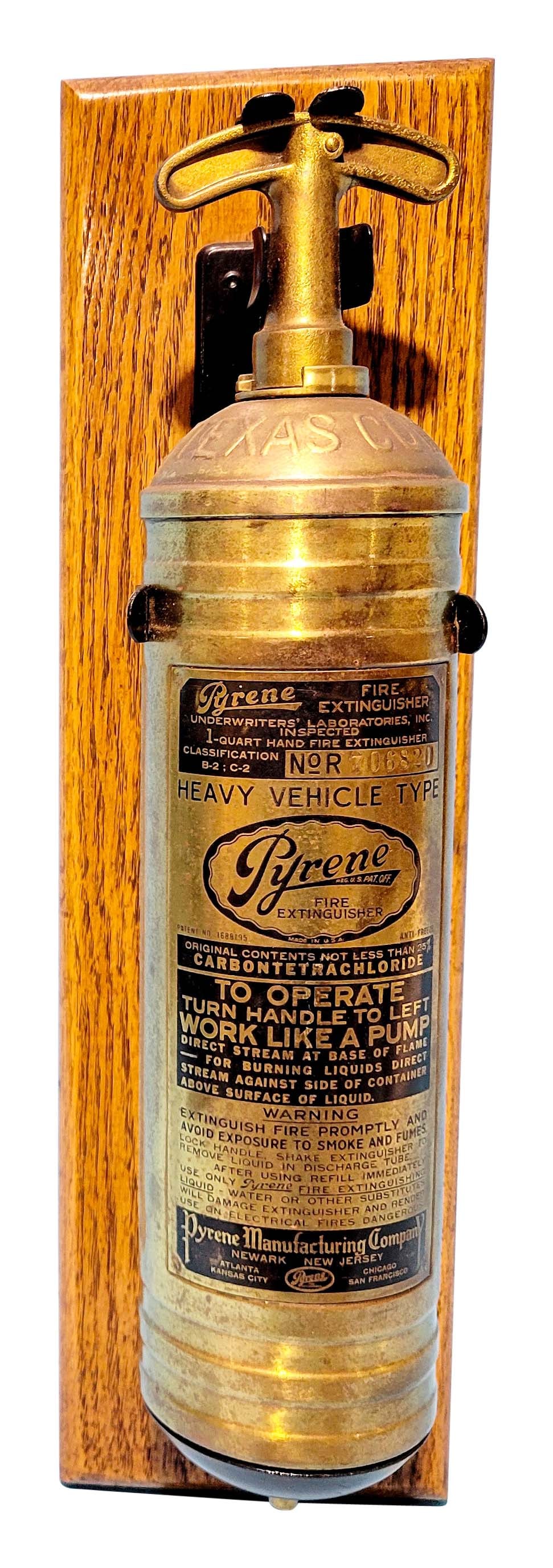 The Texas Company Pyrene Fire Extinguisher (1 of 2)