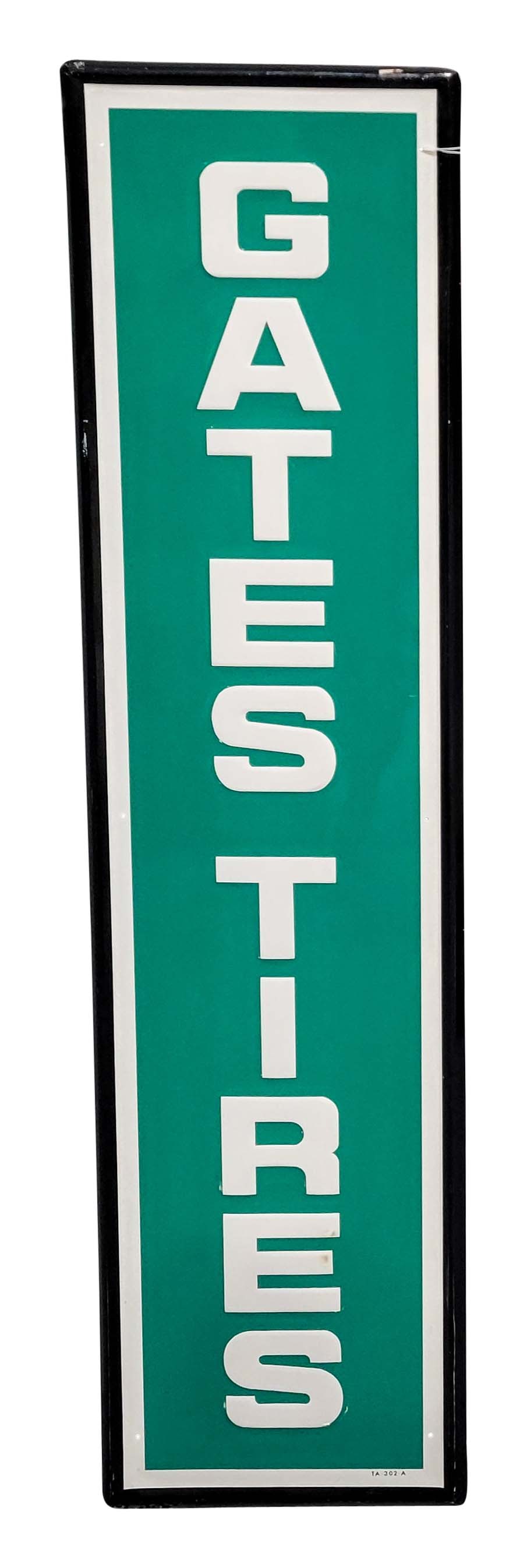 Gates Tires Single Sided Embossed Metal Sign (1 of 2)