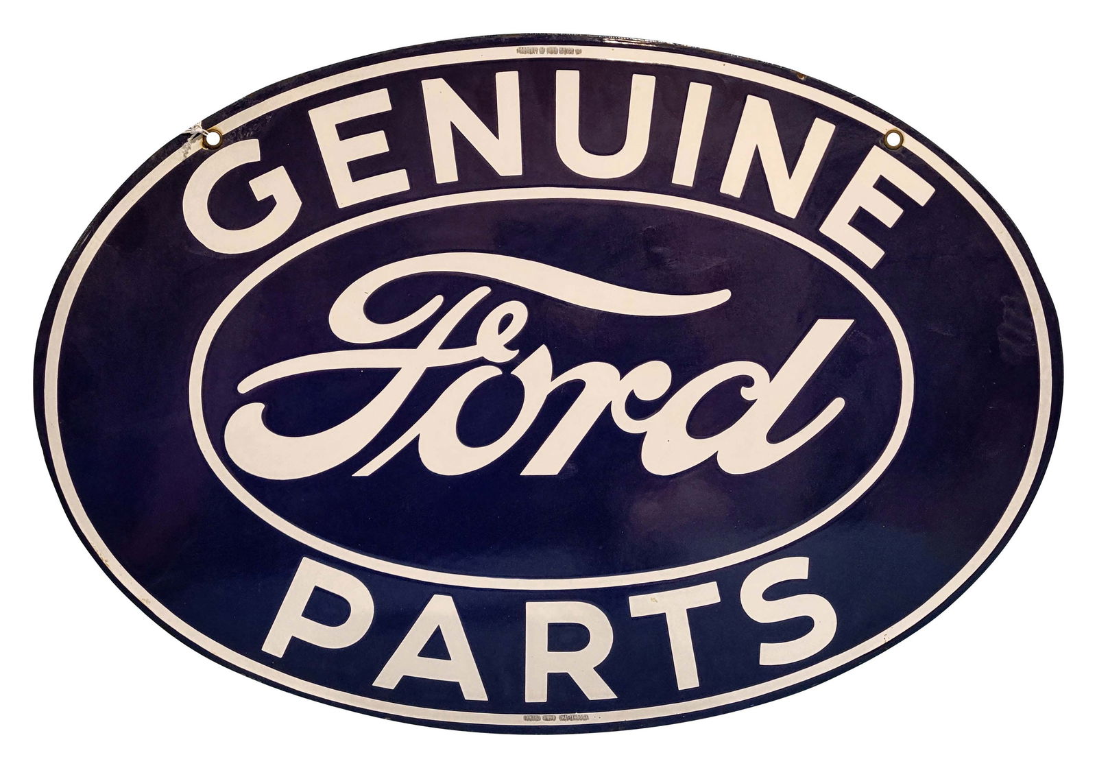 Ford Genuine Parts Double Sided Porcelain Sign (1 of 2)