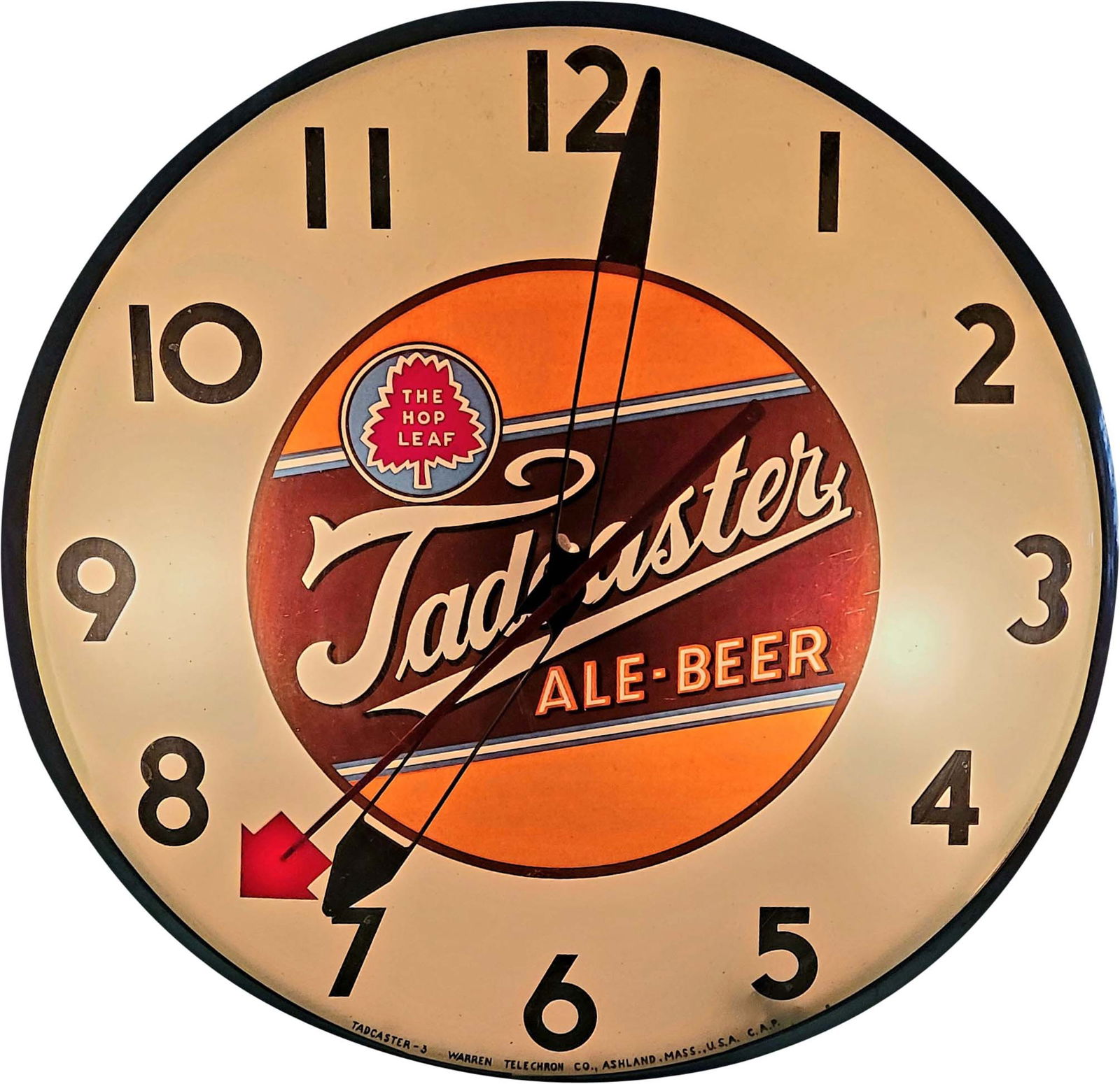 15" Tadcaster Ale Beer Electric Light Up Clock (1 of 5)